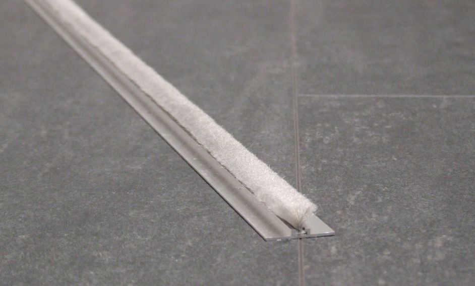 Türbodendichtung DBS "unsichtbar", 

1,00 m, alu-werkblank, 0500125

