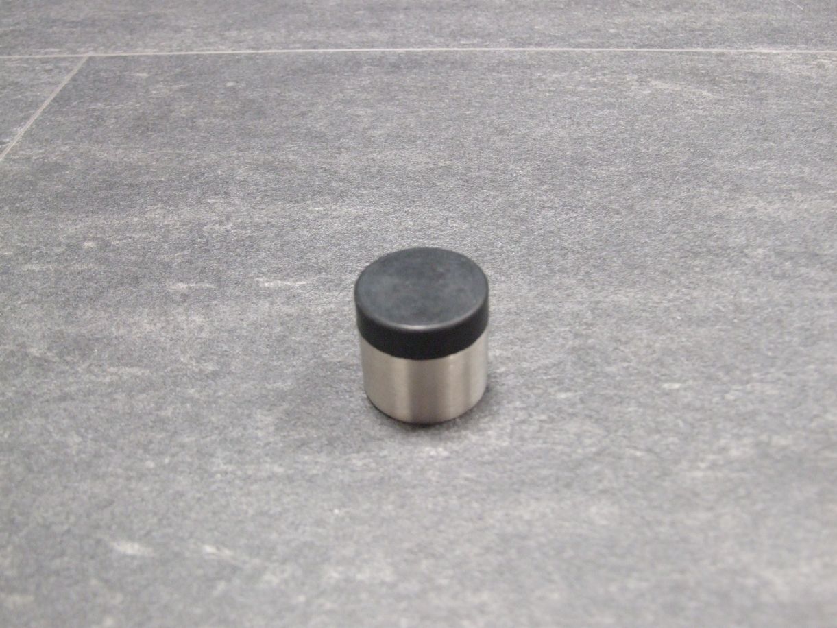 Hermat Wandtürstopper TS 3692, 

Ø 28 mm Länge 27 mm, Edelstahl

