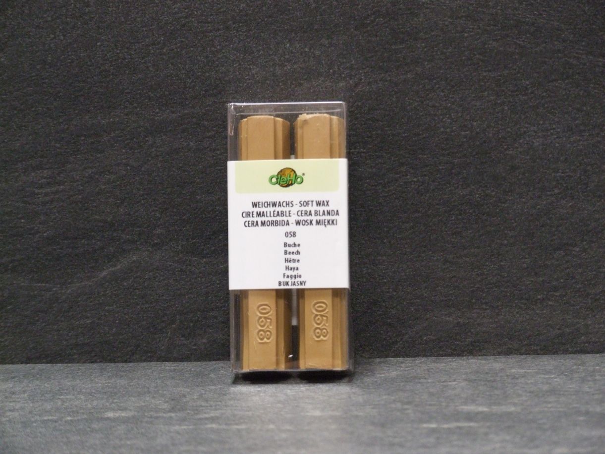 Weichwachsstange C 12 2er-Set, 

Nr. 058 Buche, 1223058

