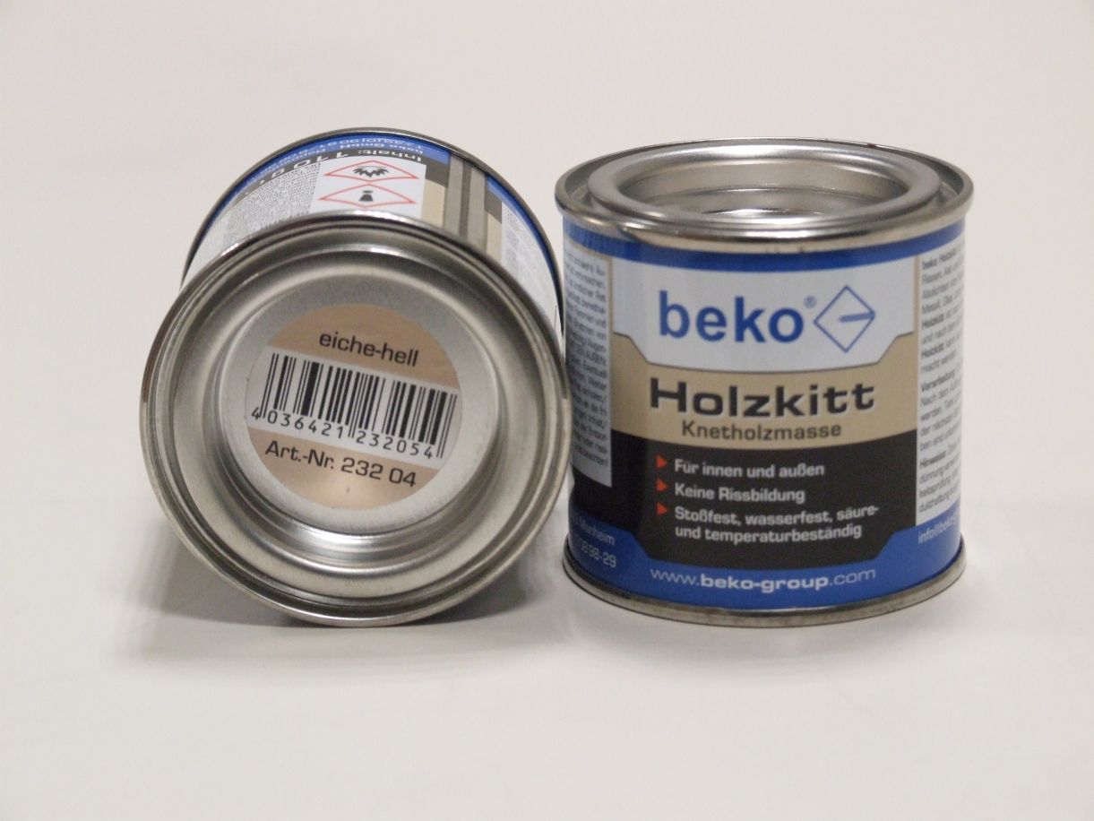 BEKO Holzkitt Knetholzmasse 

Eiche hell, 110 gr. 232 04

