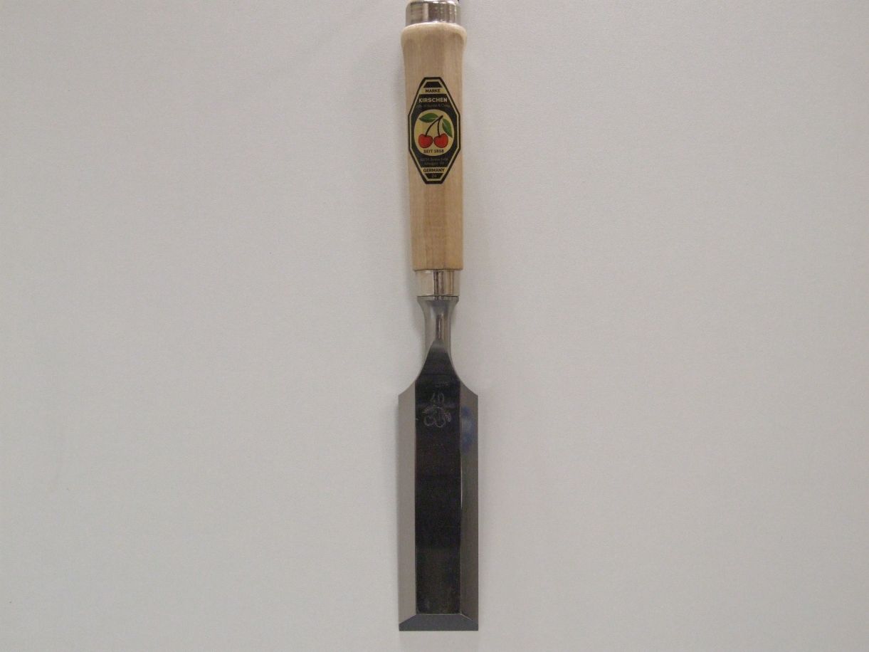 Kirschen Stechbeitel Nr. 1002, 40 mm, Weißbuchenheft, Schlagkopf

