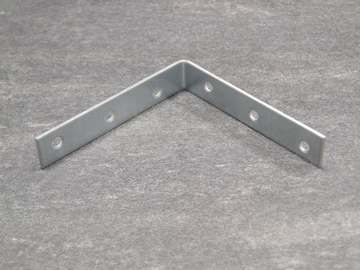 Stuhlwinkel 100x100x19x2,0 mm, 

gelbverzinkt/hellverzinkt, 332358

