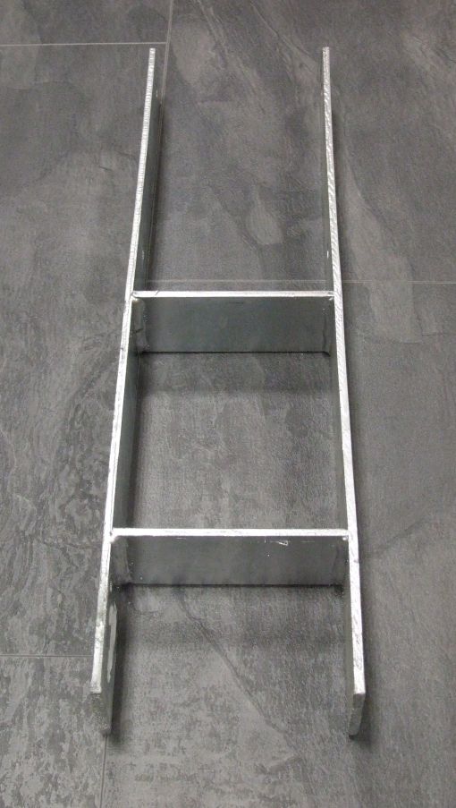 Pfostenträger H-Form 141x600x6 mm, 

feuerverzinkt, 213893

