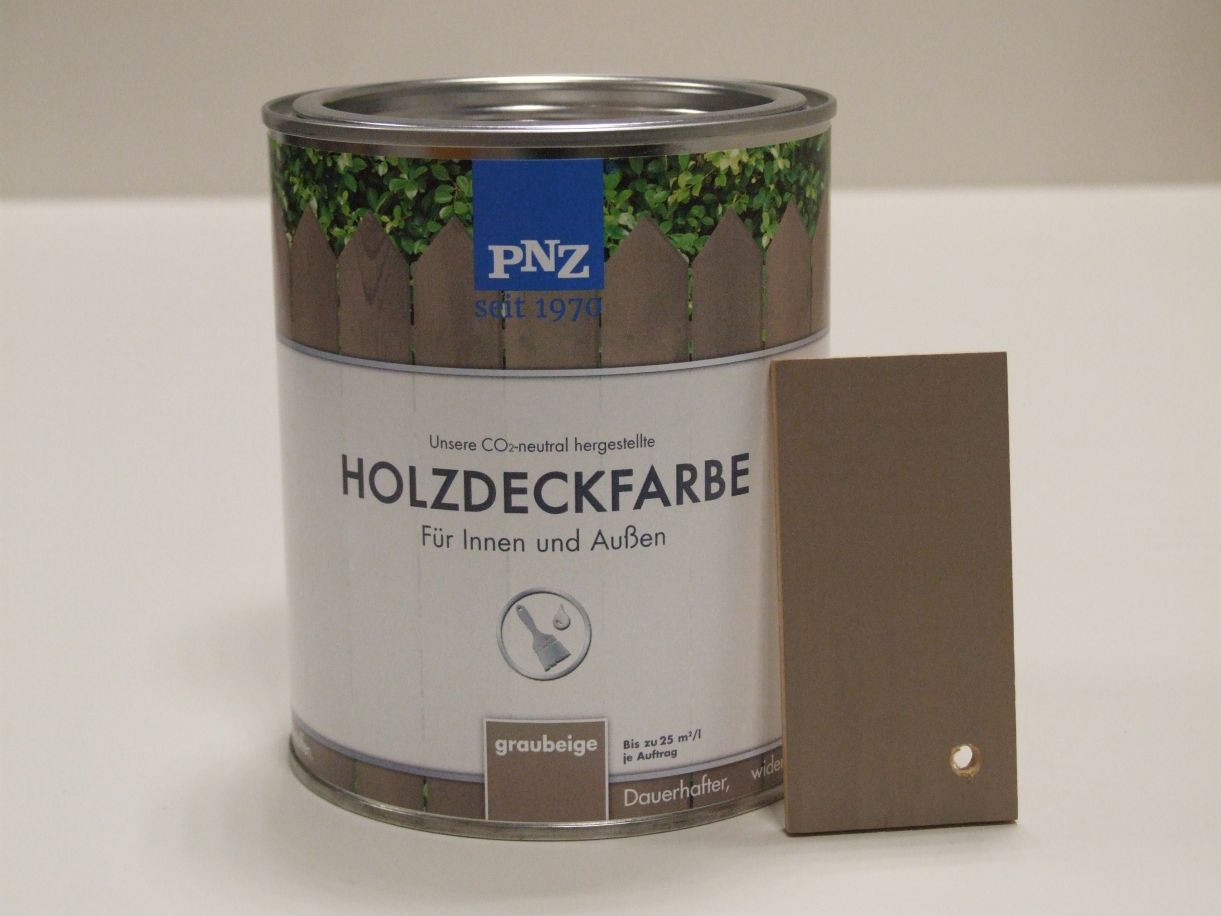 PNZ Holzdeckfarbe graubeige, 0,75 l; 75033

