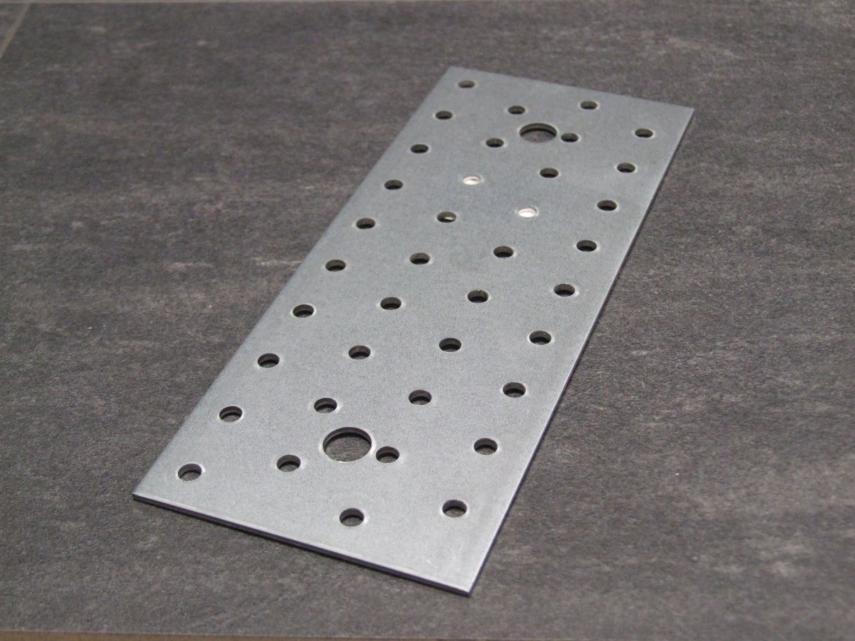 Lochplatte 200x80x2,0 mm, 

sendzimirverzinkt, 331993

