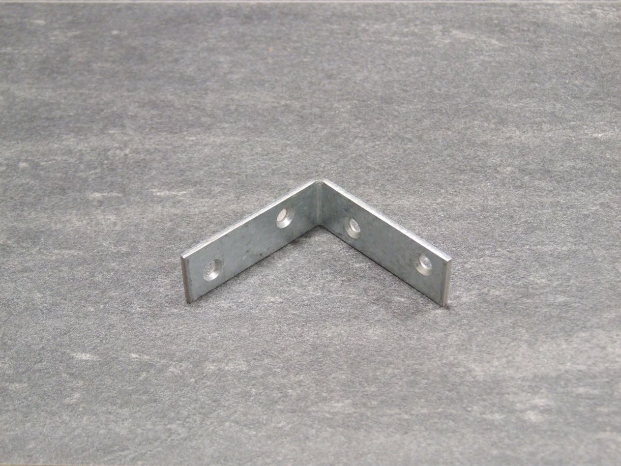 Stuhlwinkel 60x60x20x2,5 mm, 

gelbverzinkt/hellverzinkt, 333041

