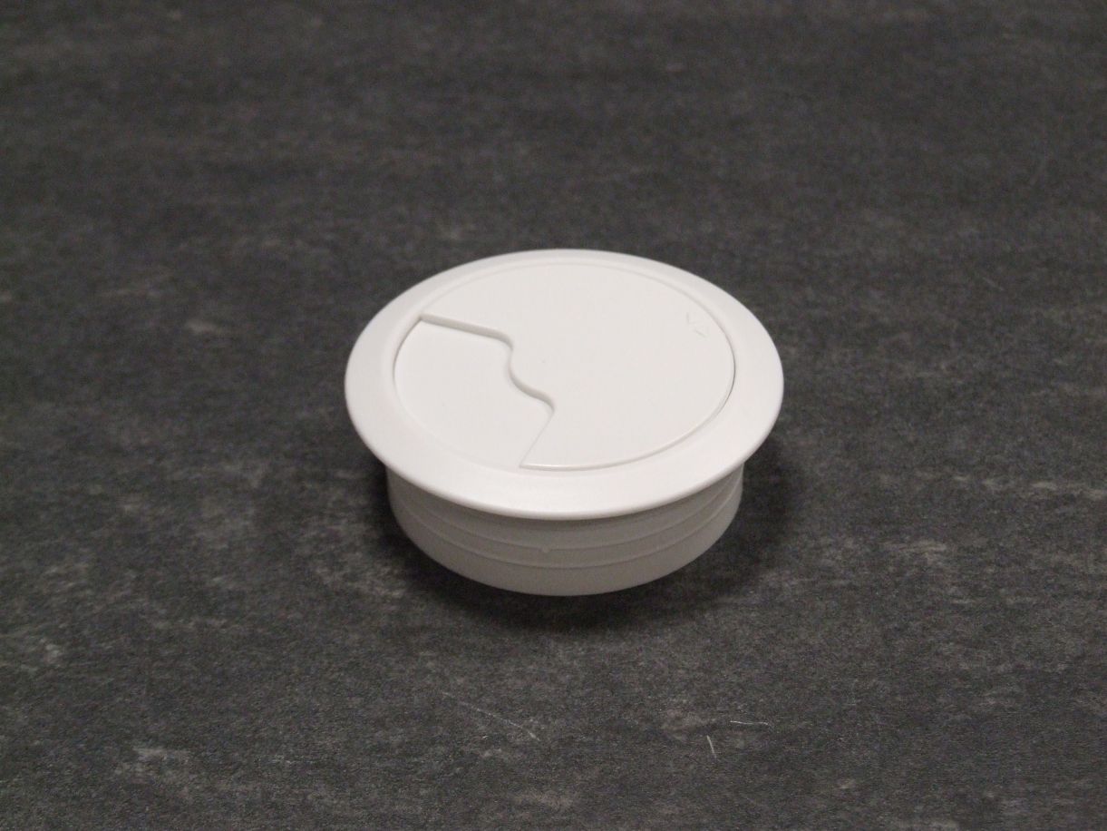 Kabelset 2-tlg, Ø 60 mm,

Kunststoff weiß, 428.96.702

