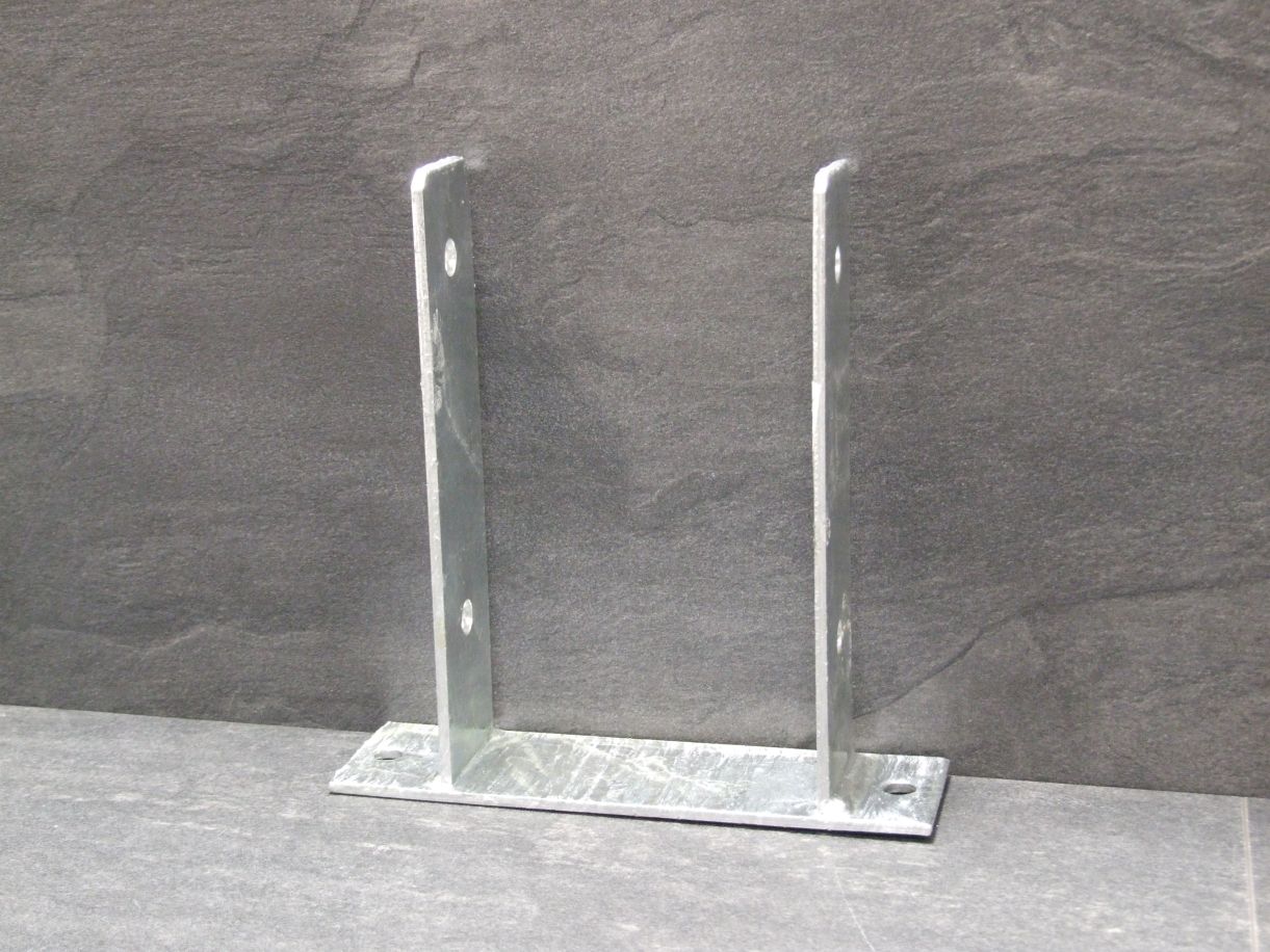 Pfostenträger U-Form aufdübelbar, 

121x200x60 mm, feuerverzinkt, 212827

