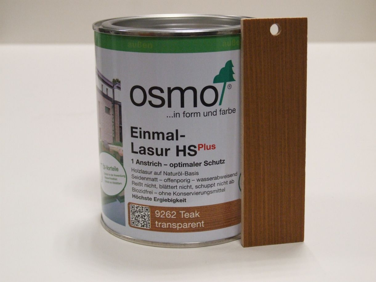 OSMO Einmal-Lasur Teak 9262,

0,75 l; 11101420

