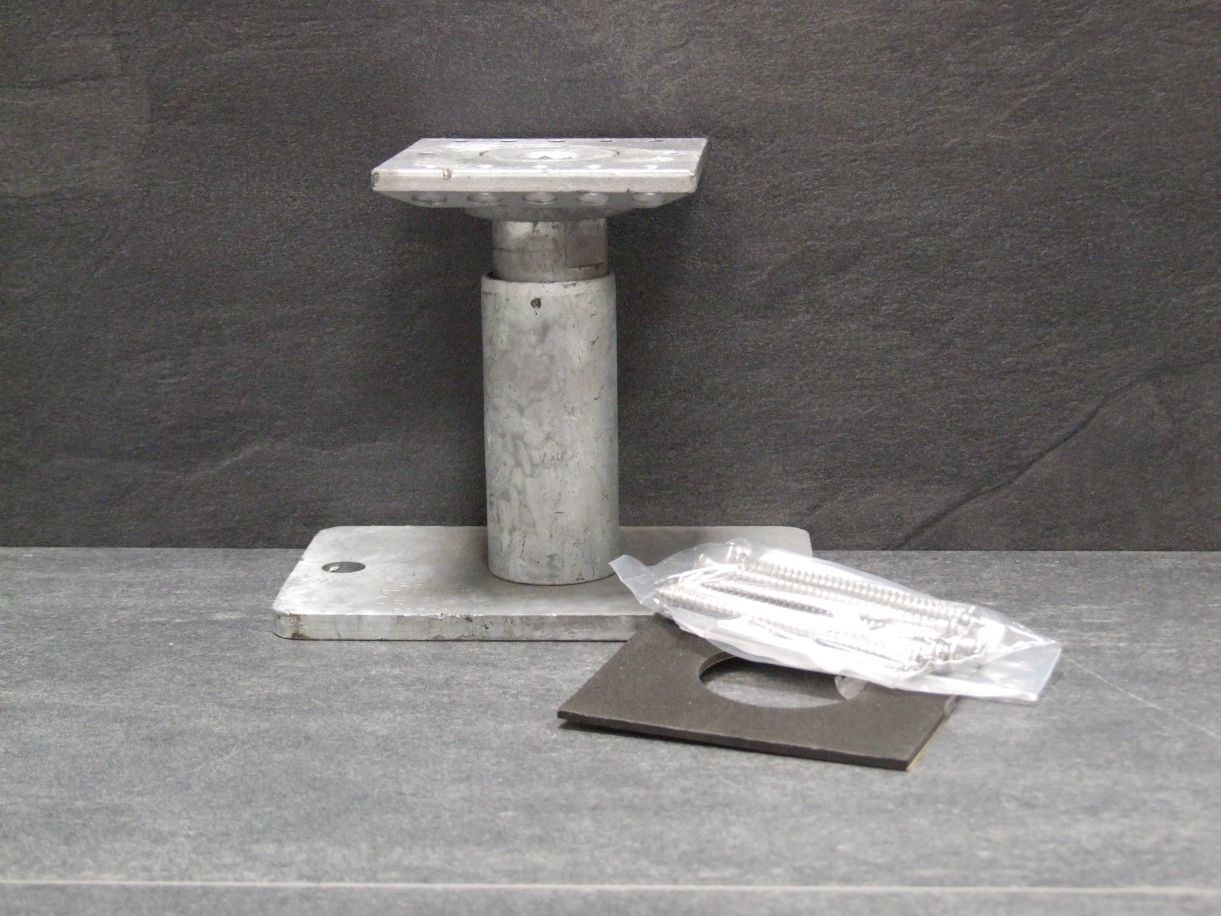 Pfostenträger Pedix 140+50,

Höhe 140 bis 190 mm, feuerverzinkt, 904681

