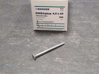 DNS plus Spanplattenschraube 4,5x60 mm, TG

TX20, blau passiviert, 100 St./ Kleinpaket, 525275 

