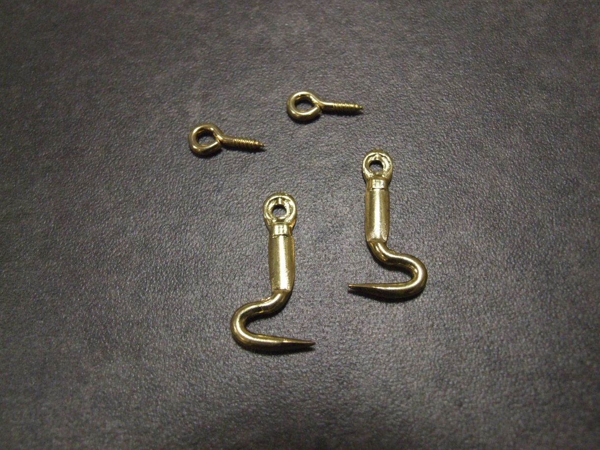 Kassettenhaken mit Ösen 30 mm, 

Eisen vermess., 249830


