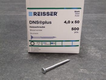 DNS plus Spanplattenschraube, 4x50 mm, TG, 

TX20, blau passiviert 500 St./Großpak., 456050 

