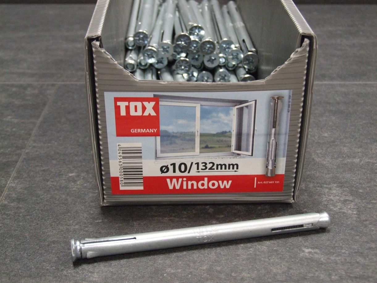 TOX Metallrahmendübel Window 10x132 mm; 

02710115

*Abverkauf/Sonderpreis*


