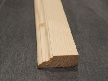 Sockelleiste Nr. 409 14x40x2400 mm, 

Fichte roh, 005141

