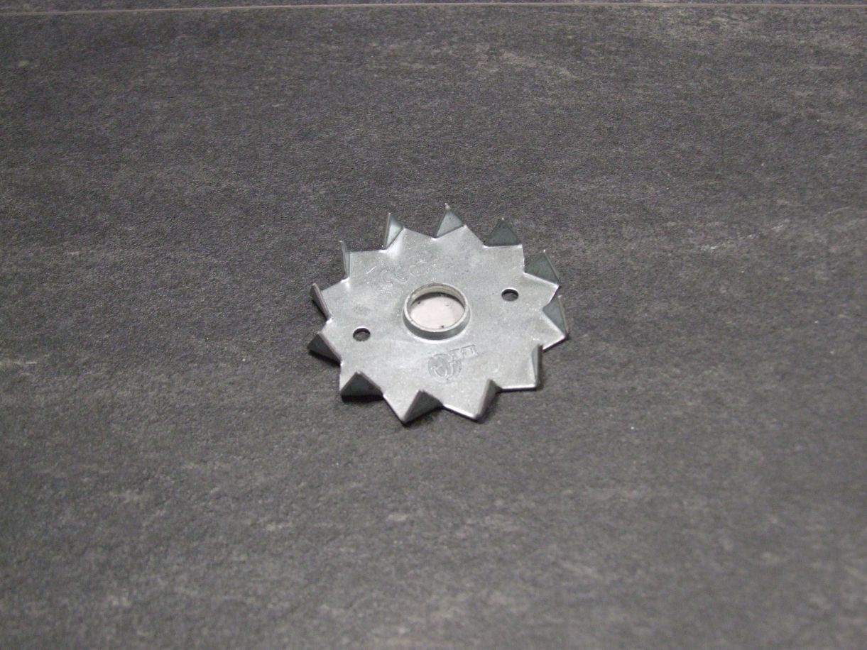 Einpreßdübel/Scheibendübel Typ C2, 

62/12 mm, M12,  einseitig, sendzimirverzinkt, 

334420

