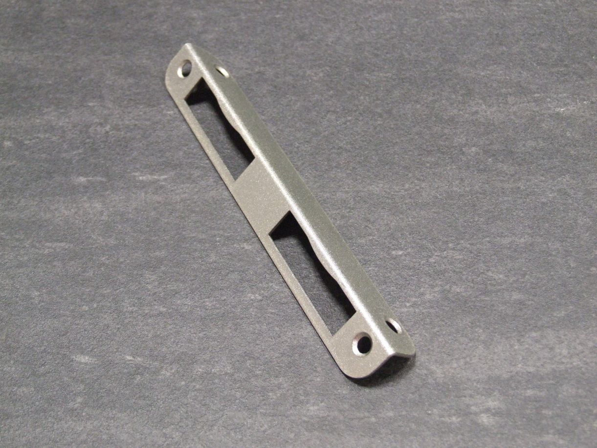 Schließblech 1-N, 72 mm 20x20x170 mm, 

rund, mit Nase, silberfarbig

