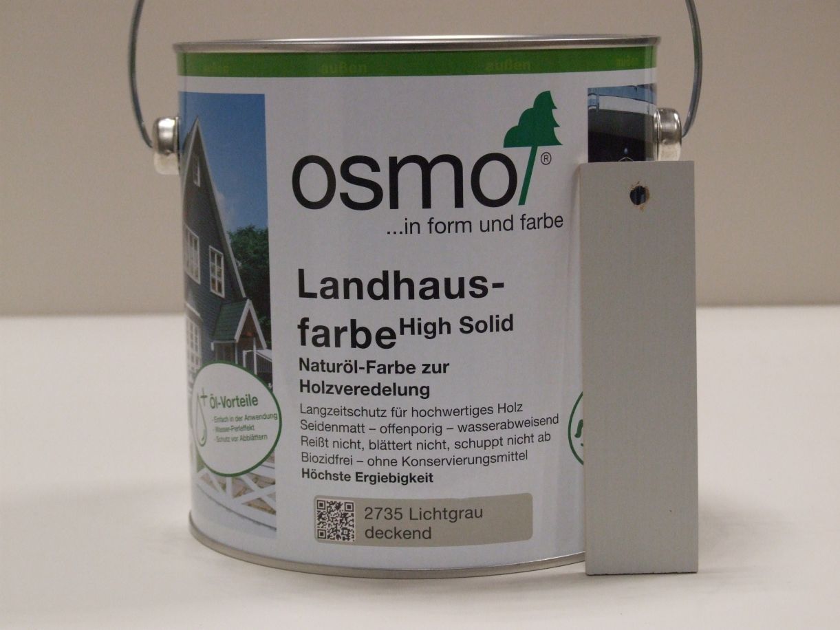 OSMO Landhausfarbe Lichtgrau 2735,

2,5 l; 11400144

