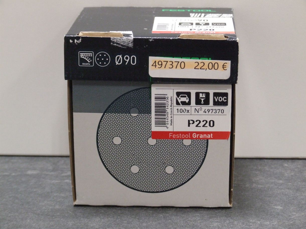 Schleifscheiben STF D 90/6 Korn 220,

Granat, 497370;  100 St./VE


