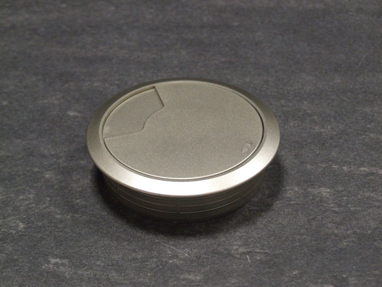 Kabelset 2-tlg. Ø 80 mm,

Kunststoff edelstahlfärbig, 631.21.004

