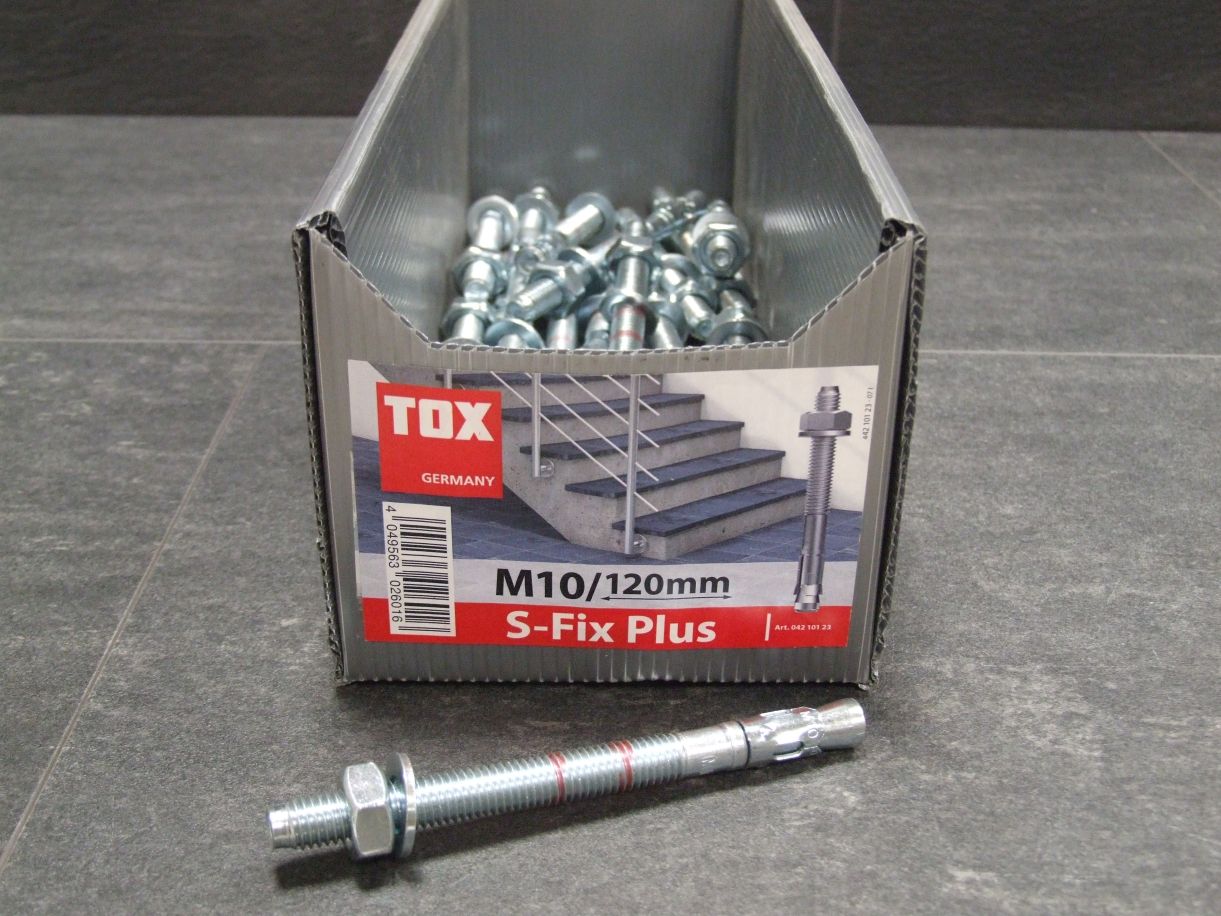 TOX Bolzenanker S-FIX Plus,

M10x120/40+53, 04210123

