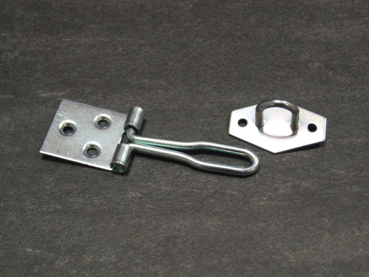 Überfalle mit Schlaufe, 93,5x31,5 mm, 

verzinkt, 348212

