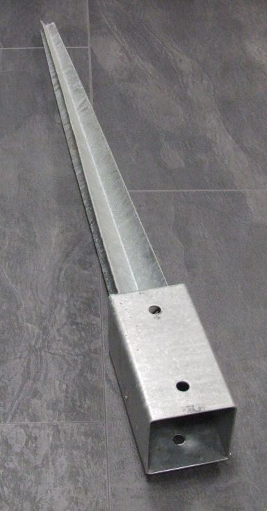 Einschlagbodenhülse 71x71x750 mm, 

MD 1,8 mm, feuerverzinkt

*Aktionsware*

