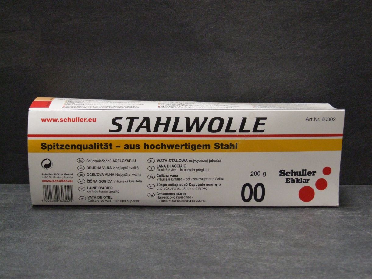Stahlwolle 200 gr., Gr. 00, 60302

