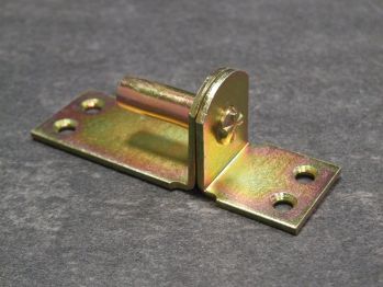 Kloben auf Platte, Dorn 10 mm, 

Abstand 10 mm, gelbverzinkt, 311155

