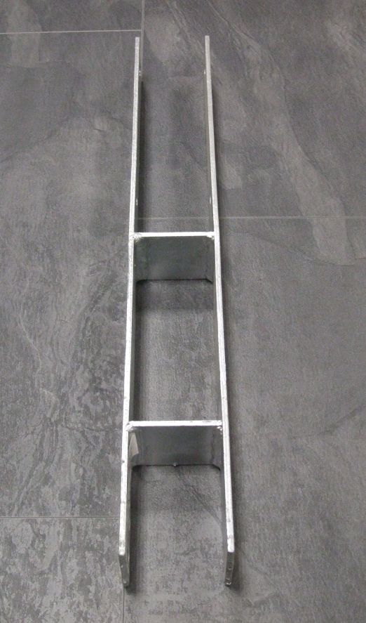 Pfostenträger H-Form 91x600 mm, 

feuerverzinkt, 213824

