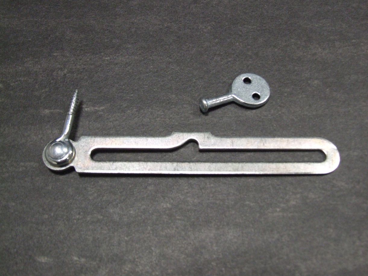 Fensterschere mit Ruh u. Ringschraube, 

B 160 mm, mit Kloben, 09-40011-0008

