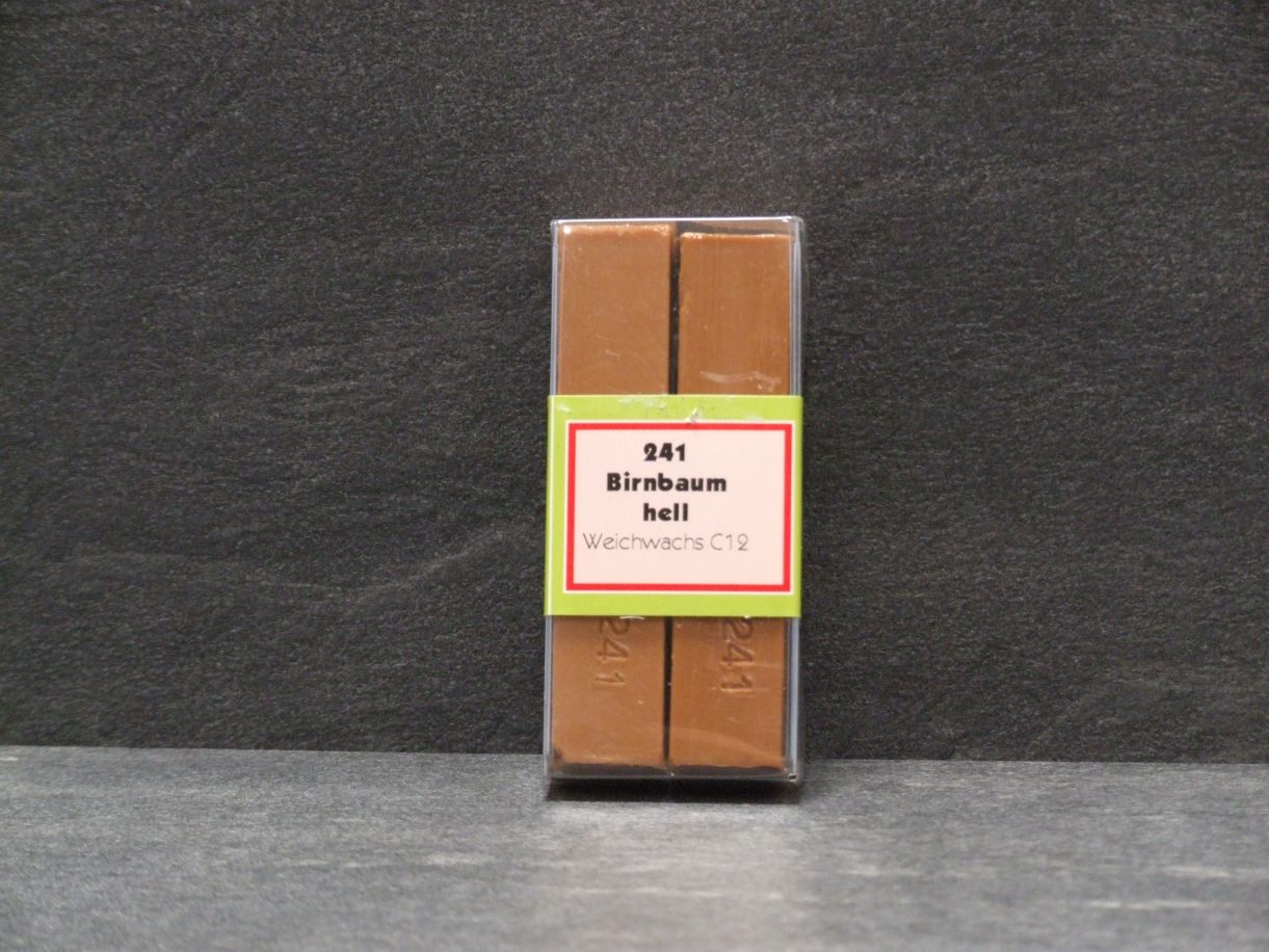 Weichwachsstange C 12 2er-Set, 

Nr. 241 Birnbaum hell, 1223241

