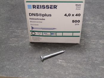 DNS plus Spanplattenschraube, 4x40 mm, TG, 

TX20, blau passiviert, 500 St./VE, 455992 

