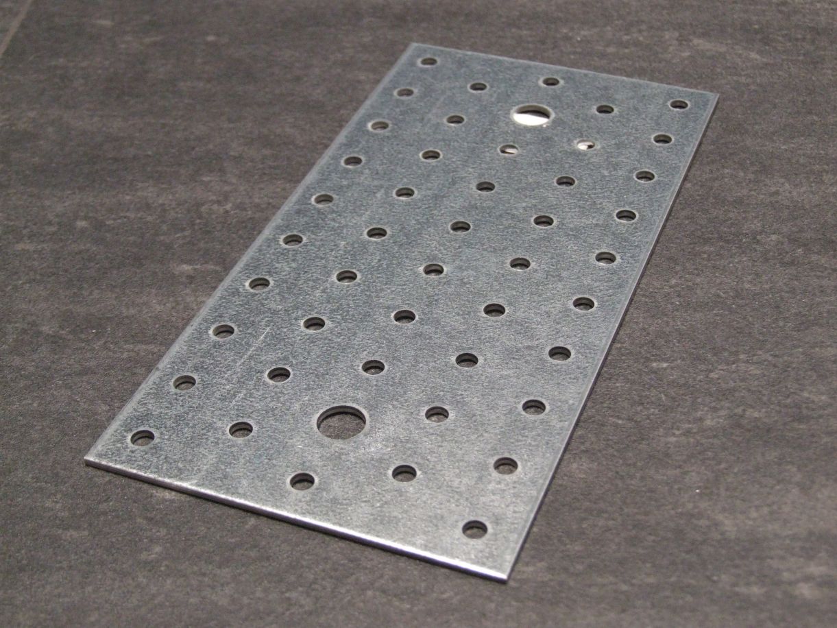 Lochplatte 200x100x2,00 mm, 

sendzimirverzinkt, 332020

