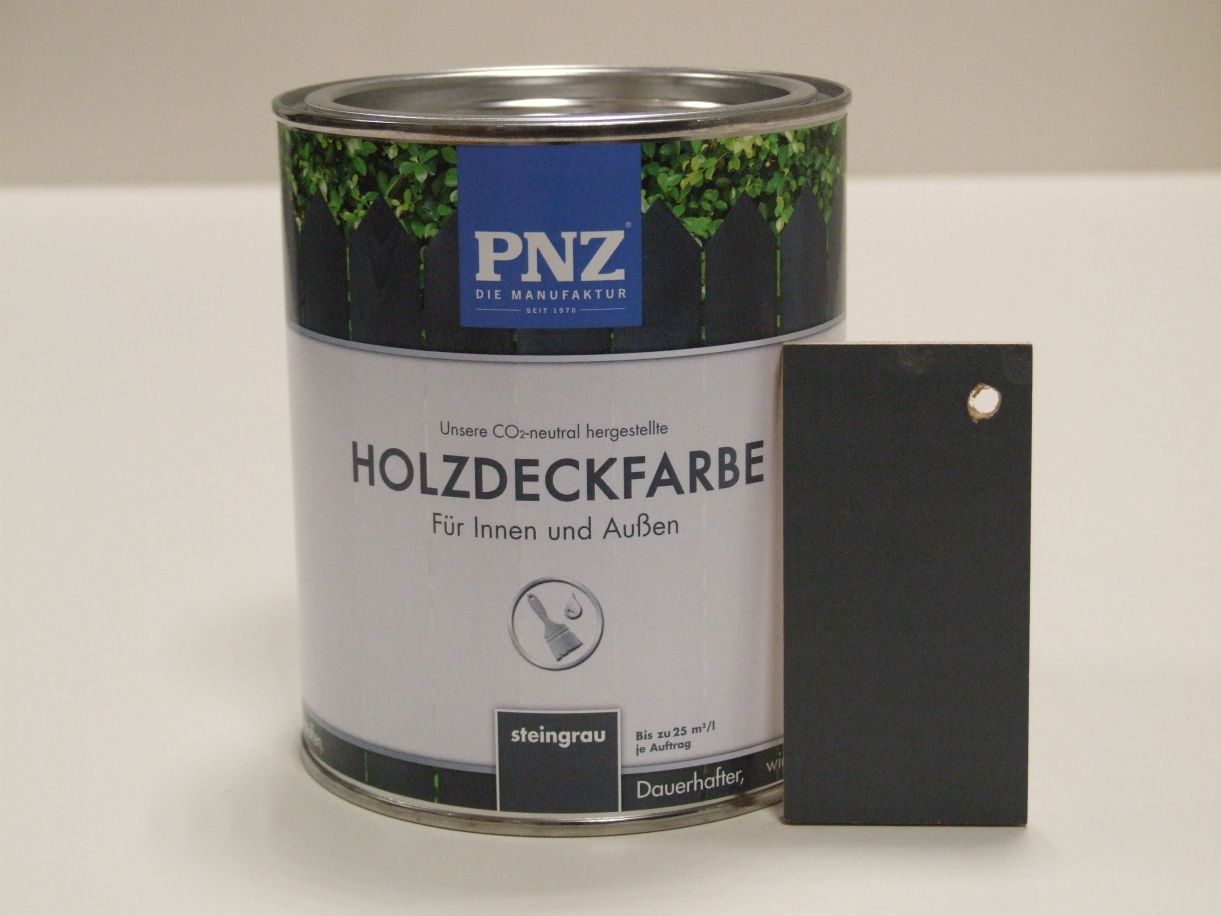 PNZ Holzdeckfarbe steingrau, 0,75 l; 75039

