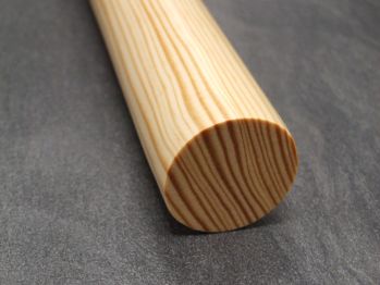 Handlauf Ø 40 mm, Kiefer lackiert, 

Enden gerade gesägt, ohne 

Dübelbohrung, L=2,00 m

