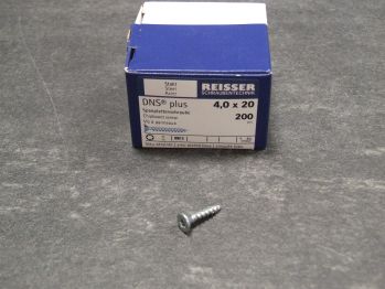 DNS plus Spanplattenschraube, 4x20 mm, VG, 

TX20,blau passiviert, 200 St./Kleinpaket, 524742 

