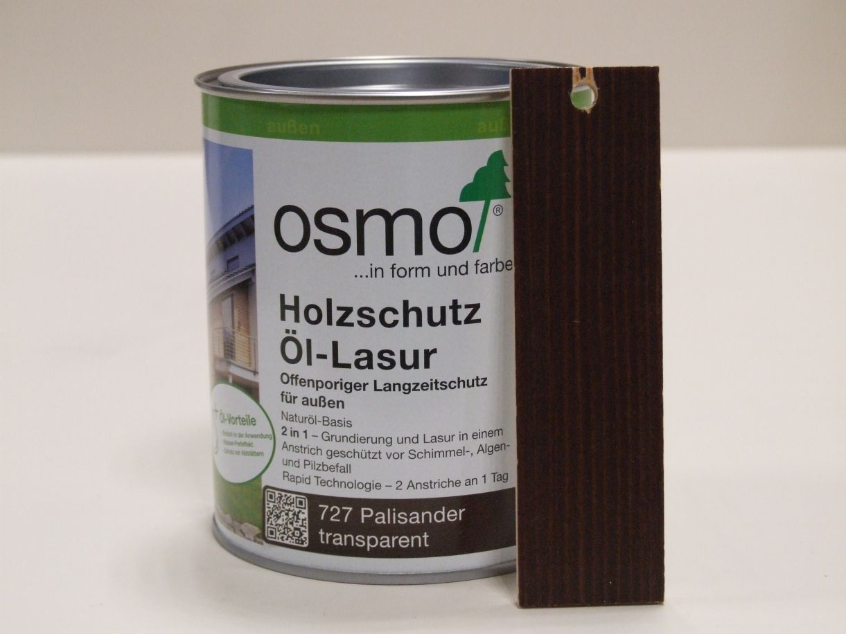 OSMO Holzschutz-Öl-Lasur Palisander 727,

0,75 l; 12100035

