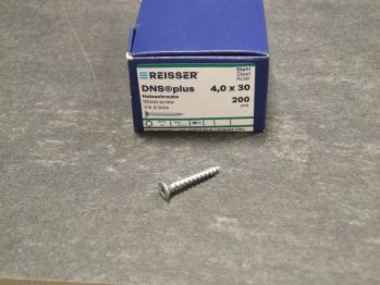 DNS plus Spanplattenschraube, 4x30 mm, VG, 

TX20, blau passiviert, 200 St./Kleinpaket, 524766 

