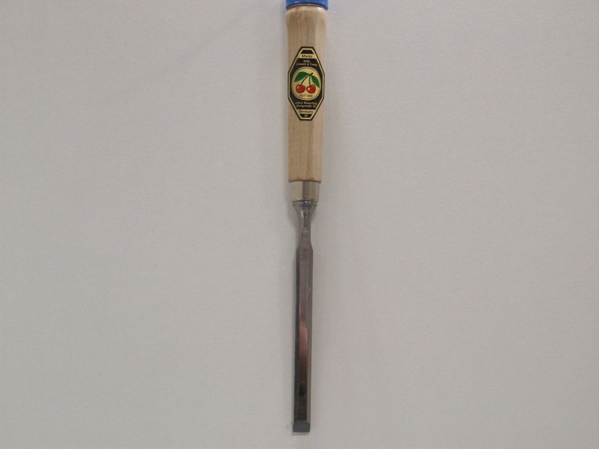 Kirschen Stechbeitel Nr. 1002, 10 mm, Weißbuchenheft, Schlagkopf

