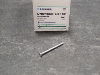DNS plus Spanplattenschraube 3,5x50 mm TG,

TX20, blau passiviert, 200 St./KP 525084

