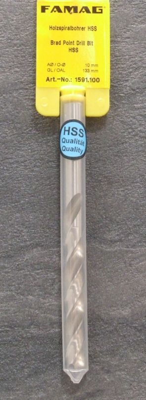 Holzspiralbohrer HSS Classic, 

10x87/133 mm; 1591.100

