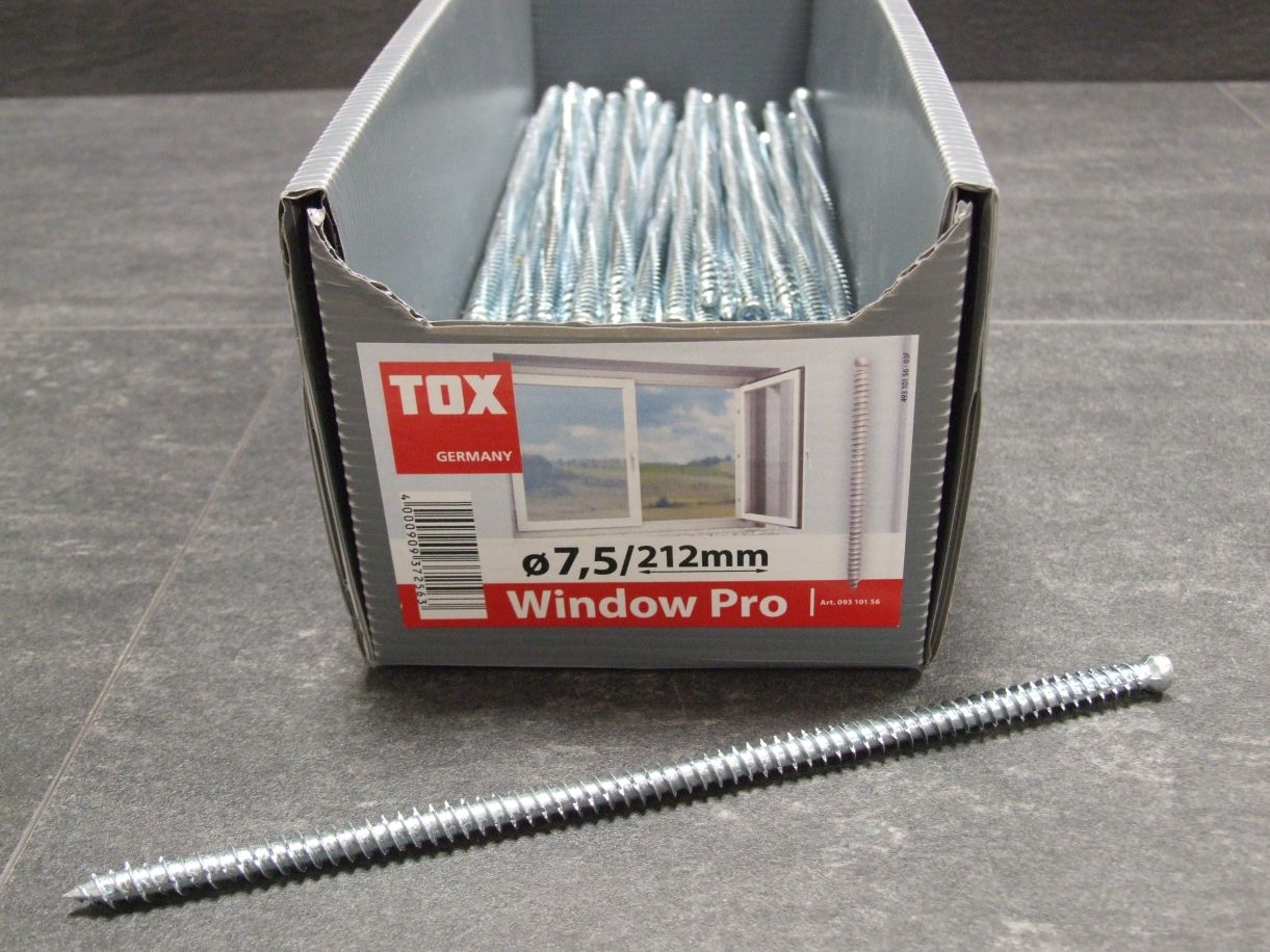 Rahmenschraube Window Pro 

7,5x212 mm, ohne Kopf, 09310156

