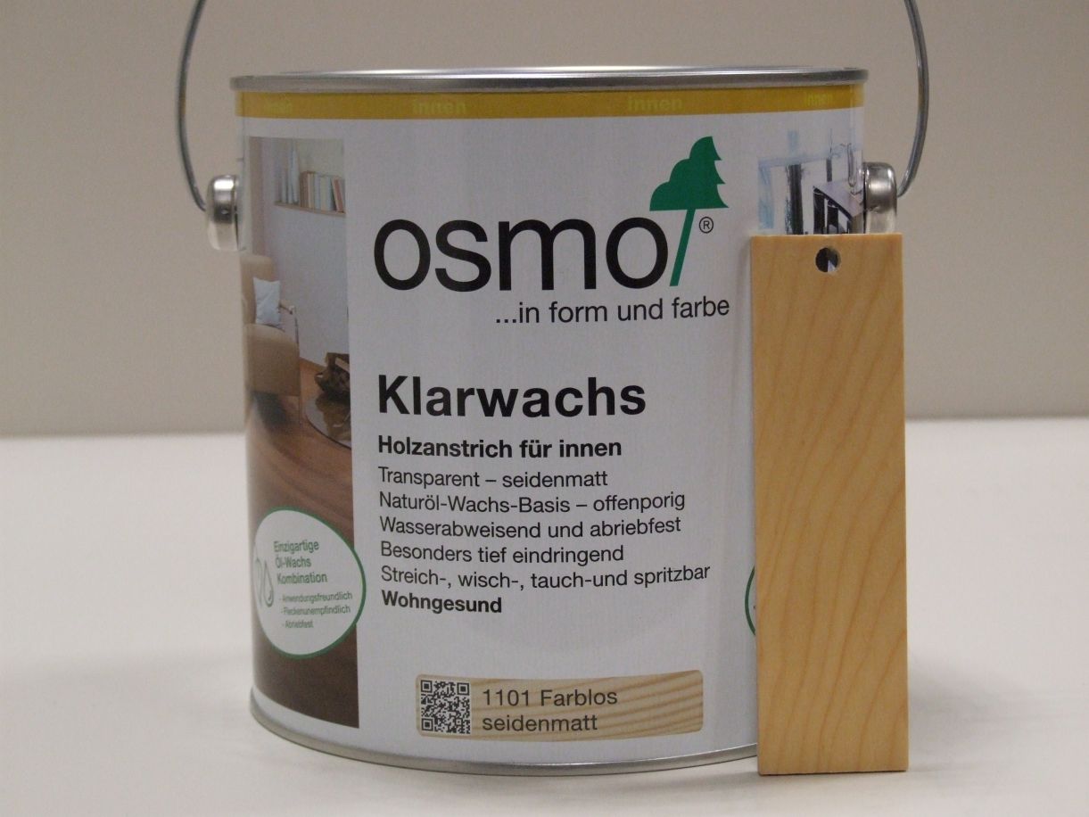 OSMO Klarwachs, farblos 1101;  2,5 l; 

10200002

