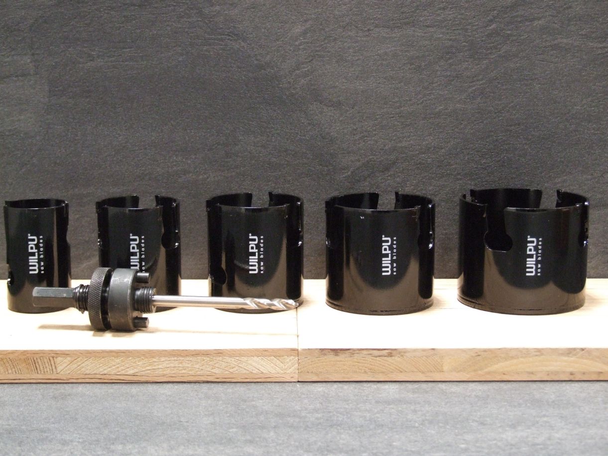 Lochsägenset 6-teilig, HMS-4  ECO-Pack, 

40/51/60/68/80 mm + Aufnahme33632 00001

