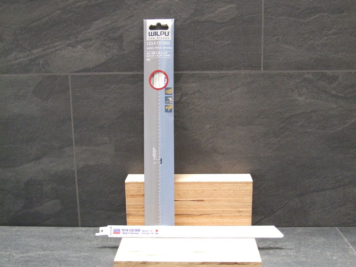 Säbelsägeblätter 1014CD/300, Bimetall

2,5/1,8x280 mm,ZpZ10/14, 1357500005

5 St./VE

