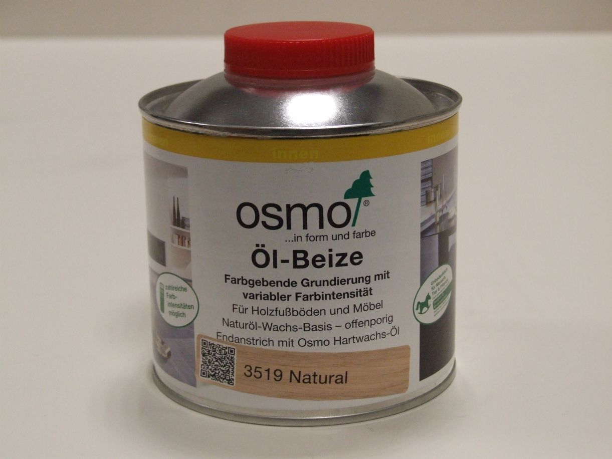 OSMO Öl-Beize 3519 natural, 0,5 l; 15100848

