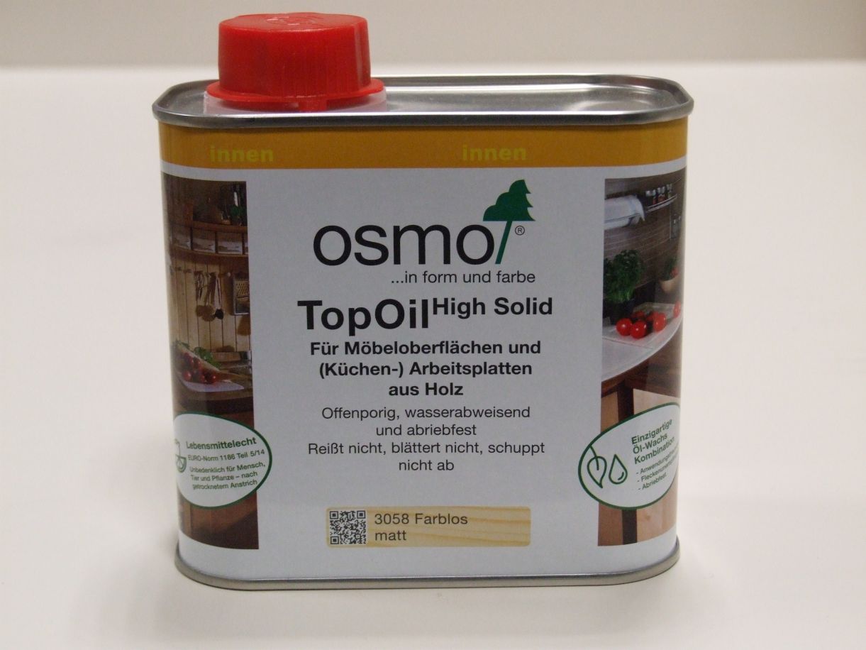 OSMO TopOil farblos matt 3058, 0,5 l, 

13900050

