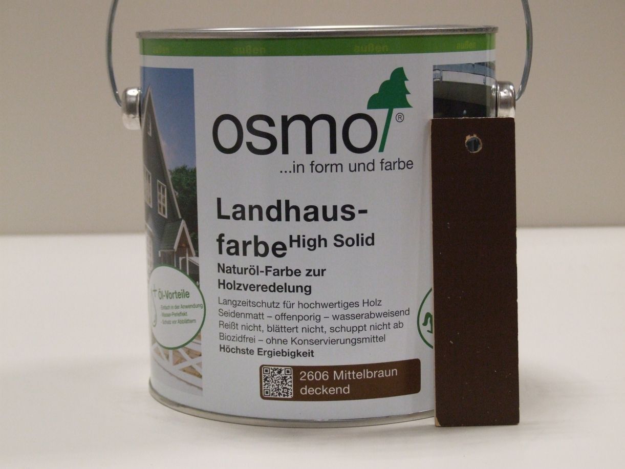 OSMO Landhausfarbe Mittelbraun 2606;

2,5 l; 11400012

