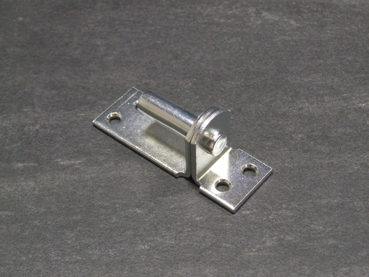 Kloben auf Platte, Dorn 13 mm, 

Abstand 11 mm, hellverzinkt, 311230

